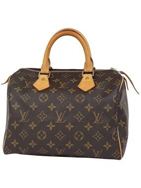 Louis Vuitton Speedy 25 Handbag Monogram Brown